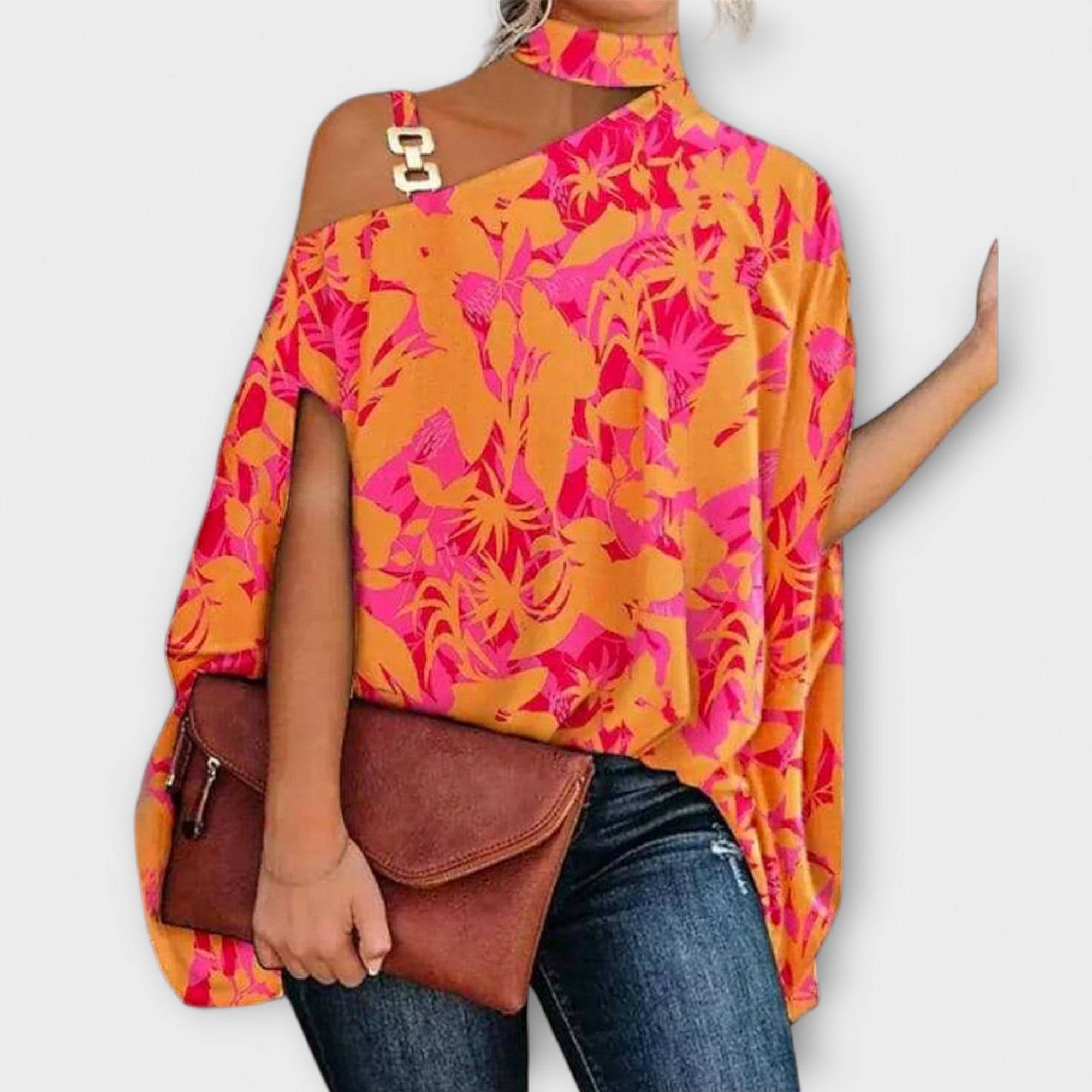 Halenka s odhalenými rameny pro ženy