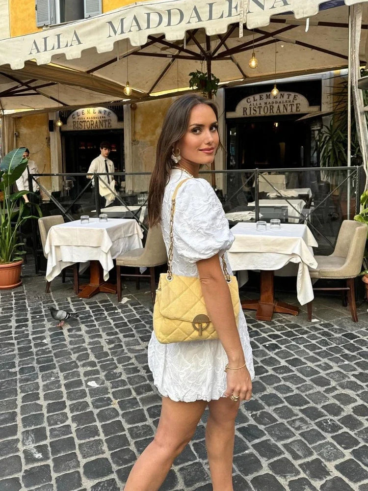 AURA - Puff Mini Šaty