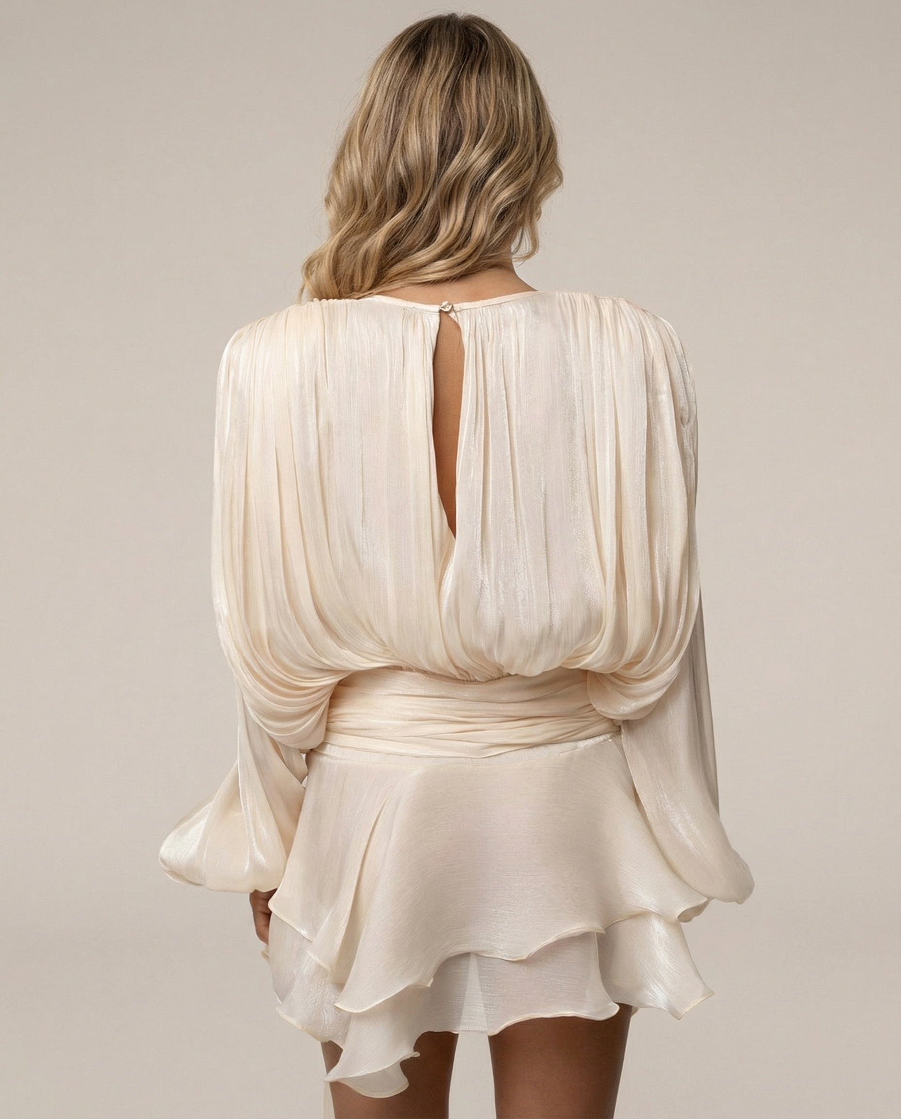 AURA - EVE Draped Mini Šaty