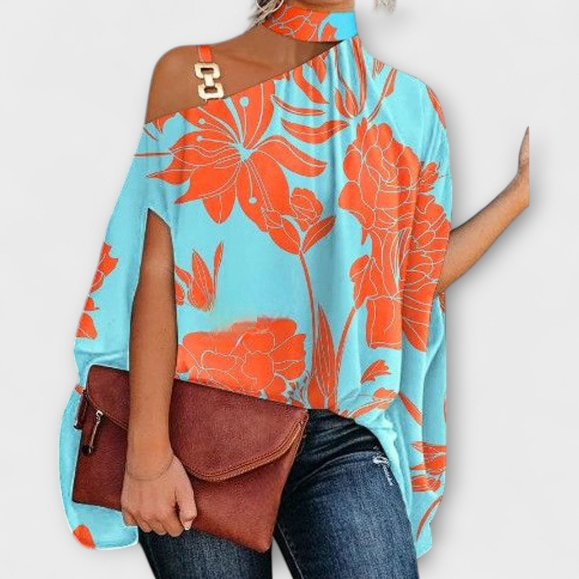 Halenka s odhalenými rameny pro ženy