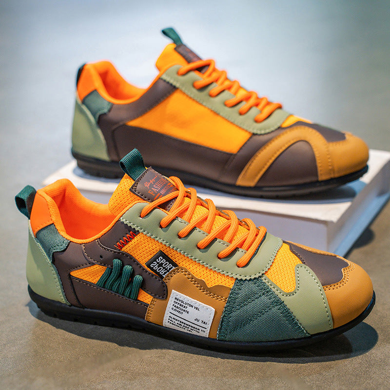 Ambrož™ - Nízké tenisky se šněrováním a kontrastními panely