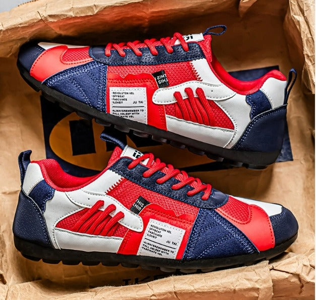 Ambrož™ - Nízké tenisky se šněrováním a kontrastními panely